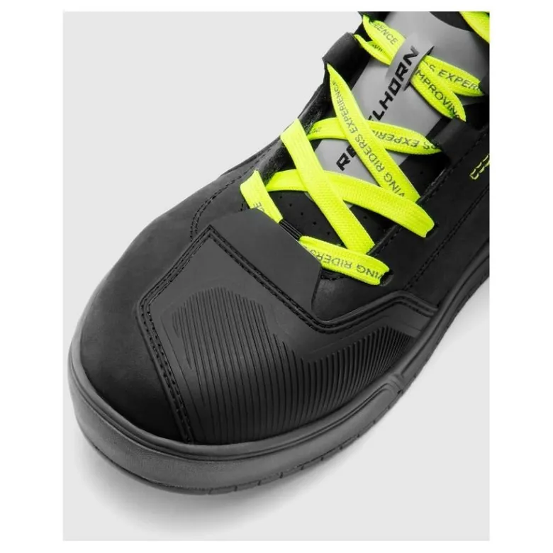 Trampki motocyklowe REBELHORN VANDAL II BLACK/GREY/FLUO YELLOW czarny szary żółty fluo