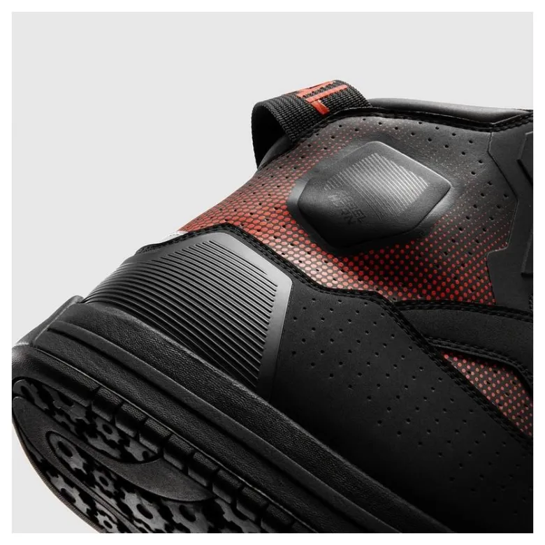 Trampki motocyklowe REBELHORN VANDAL II BLACK/RED czarny czerwony