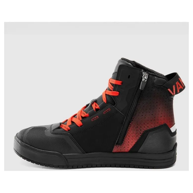 Trampki motocyklowe REBELHORN VANDAL II BLACK/RED czarny czerwony