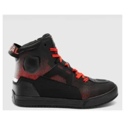 Trampki motocyklowe REBELHORN VANDAL II BLACK/RED czarny czerwony