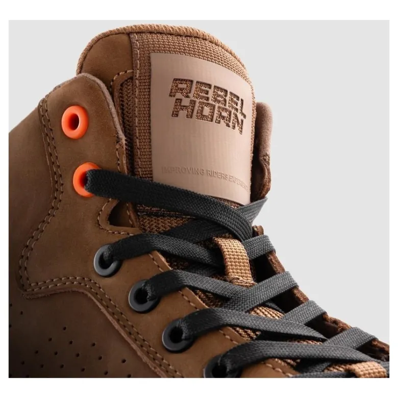 Trampki motocyklowe REBELHORN SPIKE BROWN brązowy