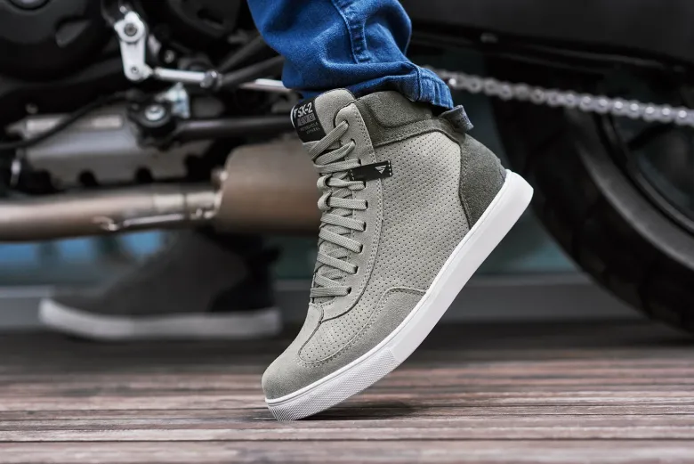 Trampki motocyklowe SHIMA SX-2 EVO GREY szary biały