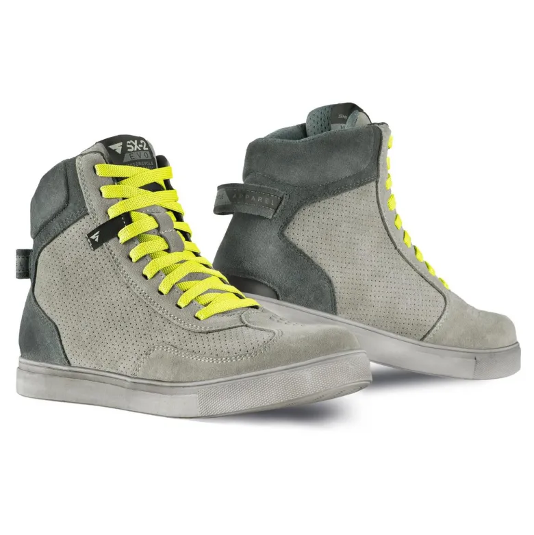 Trampki motocyklowe SHIMA SX-2 EVO GREY szary biały