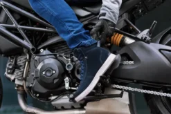 Trampki motocyklowe SHIMA SX-2 EVO BLUE granatowy biały