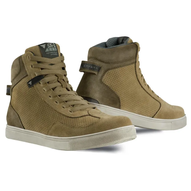 Trampki motocyklowe SHIMA SX-2 EVO BROWN brązowy biały