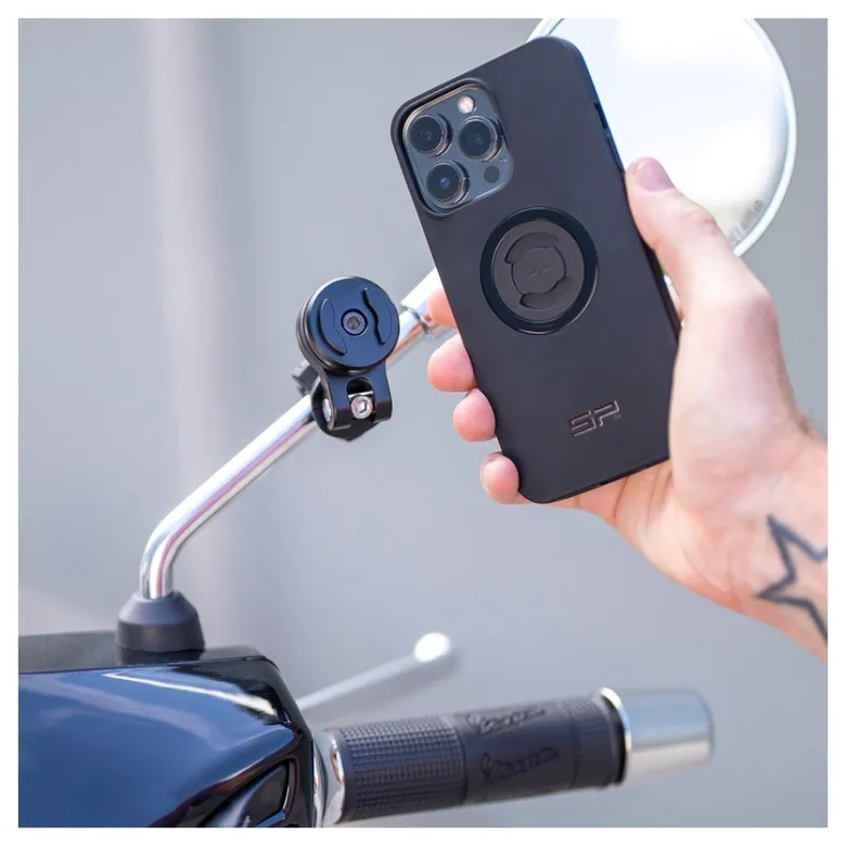 Uchwyt do mocowania SP CONNECT+ MIRROR MOTO MOUNT PRO NA LUSTERKO BLACK czarny