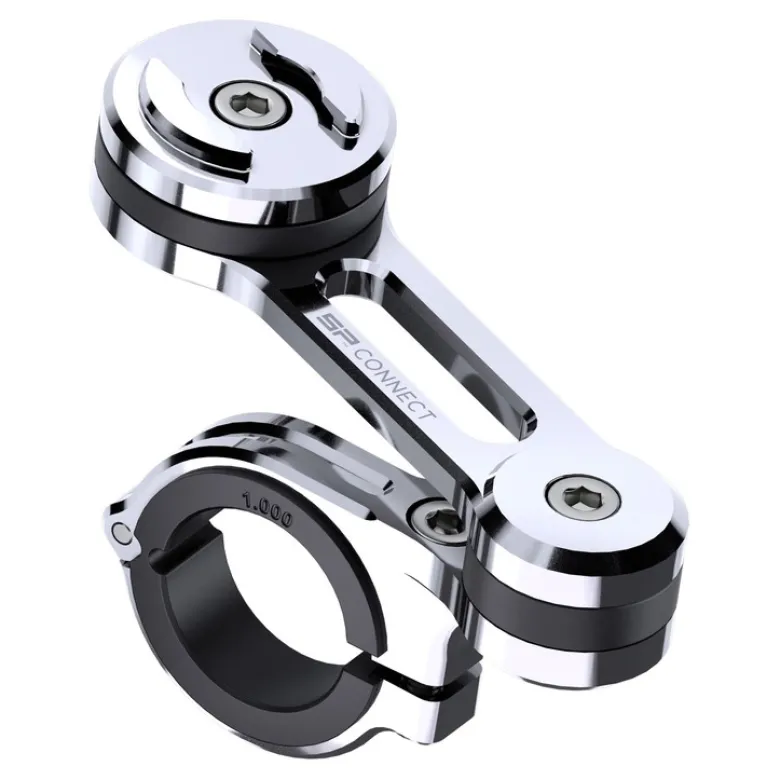 Uchwyt do mocowania SP CONNECT SPC+ MOTO MOUNT PRO NA KIEROWNICĘ CHROME srebrny
