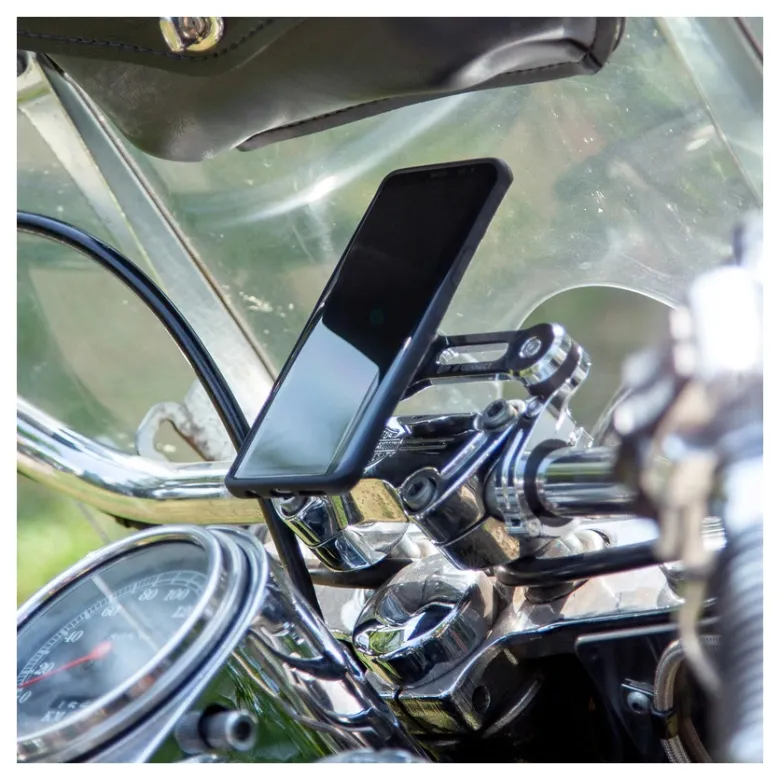 Uchwyt do mocowania SP CONNECT SPC+ MOTO MOUNT PRO NA KIEROWNICĘ CHROME srebrny