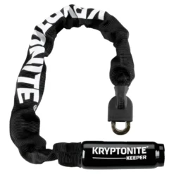 Zapięcie łańcuchowe KRYPTONITE KEEPER 755 MINI INTEGRATED CHAIN 0,7CM X 55CM czarny biały