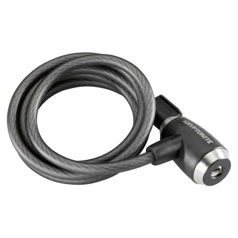 Zapięcie KRYPTONITE KRYPTOFLEX 1018 NA KLUCZ 1CM X 180CM czarny srebrny