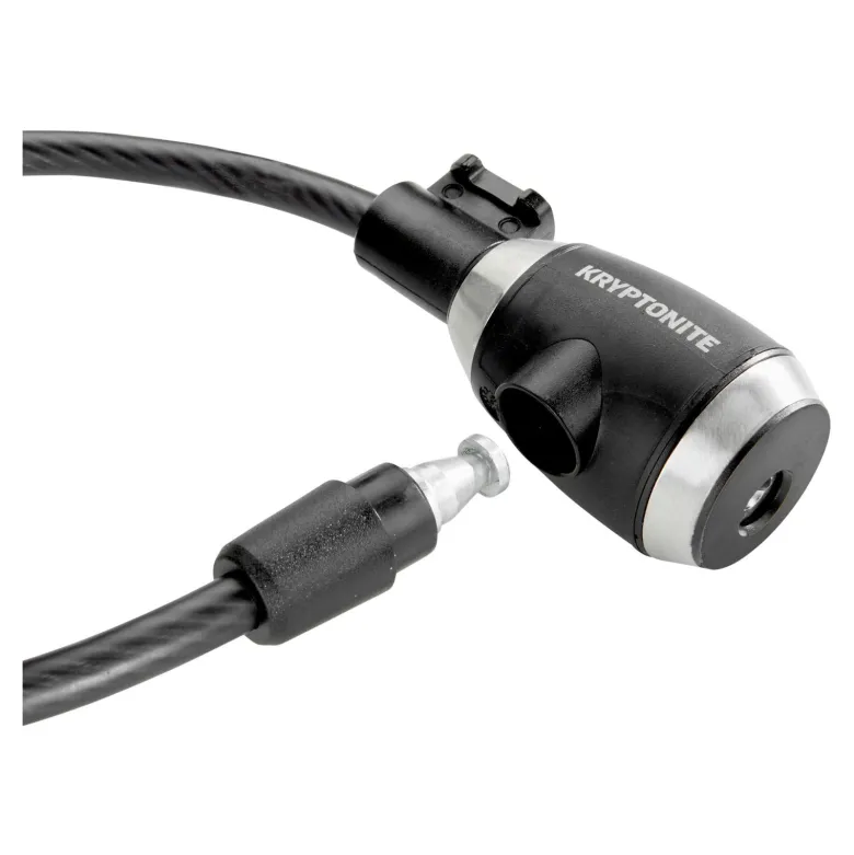 Zapięcie KRYPTONITE KRYPTOFLEX 815 NA KLUCZ 0,8CM X 150CM czarny srebrny