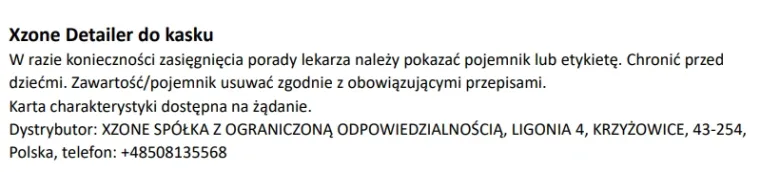 Zestaw do czyszczenia kasku XZONE GIGA 500ml