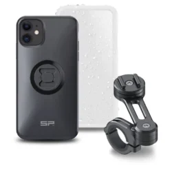 Zestaw do zamocowania telefonu SP CONNECT MOTO BUNDLE IPHONE 11 PRO/X/XS NA KIEROWNICĘ BLACK czarny